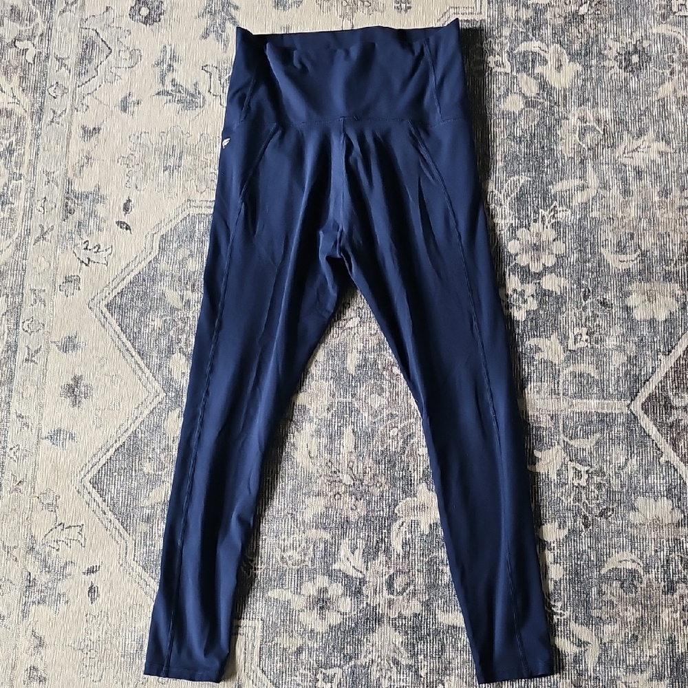Fabletics PureLuxe Maternity Navy Leggings